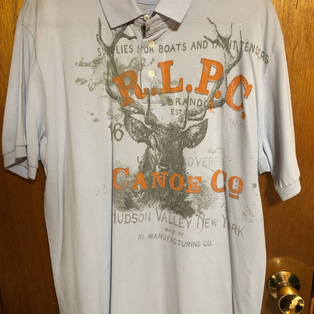 Ralph Lauren Polo Shirt R.L.P.C. Canoe Co Hudson